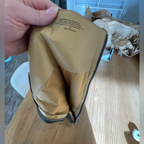 NINE WEST Knee High Leather Boots - Picture 7 of 16